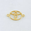 Herraje Marca Automovil 1gr / 2cm / Oro Amarillo 18K ©