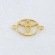 Herraje Marca Automovil 1gr / 2cm / Oro Amarillo 18K