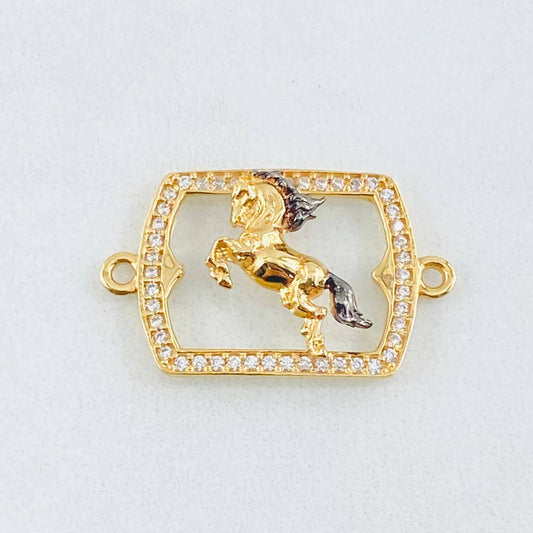 Herraje Placa Caballo 2gr / 2.5cm / Oro Amarillo 18K
