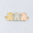 Herraje Trio Osos 1.8gr / 3cm / Tres Oros 18K