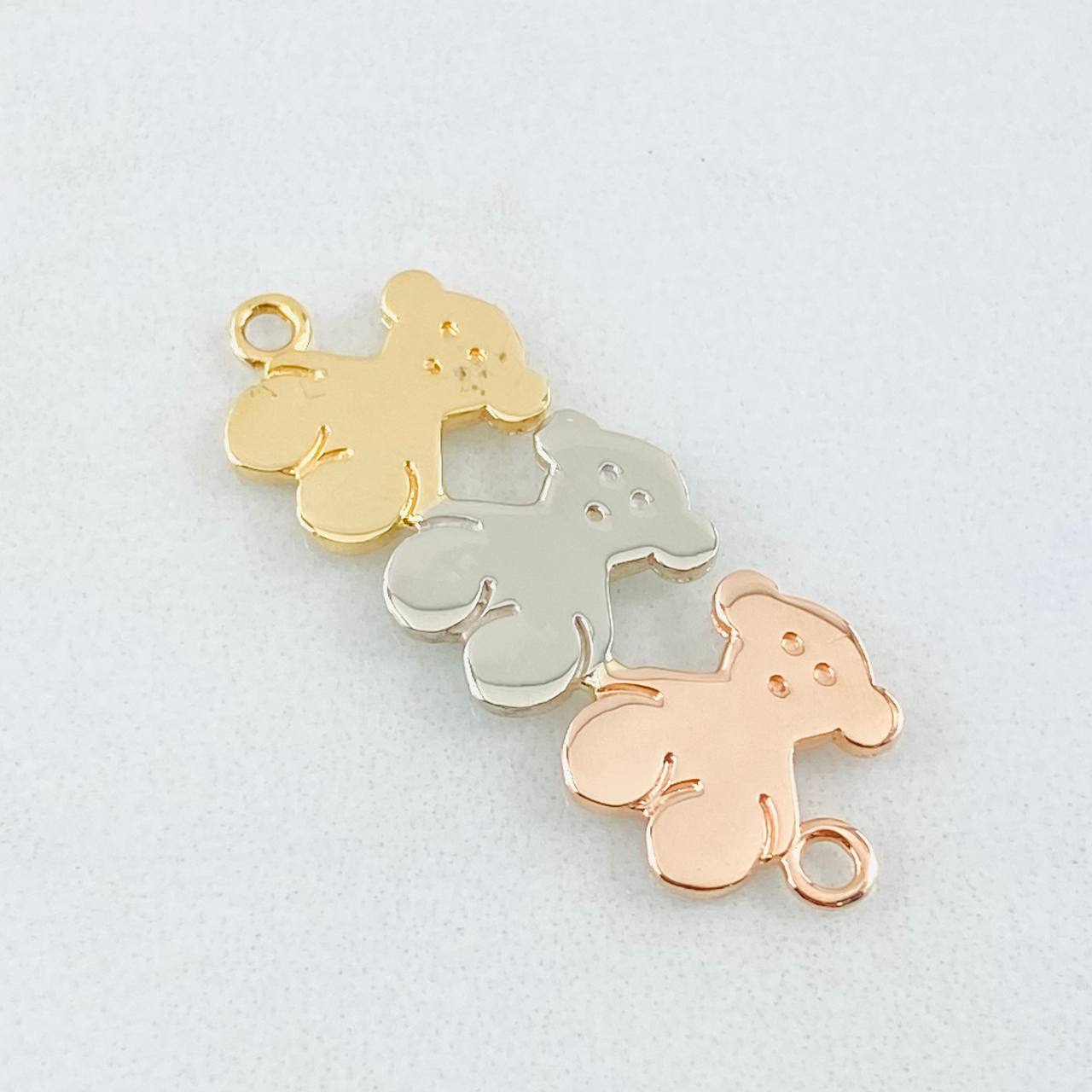 Herraje Trio Osos 1.8gr / 3cm / Tres Oros 18K