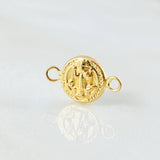 Herraje San Benito 0.4gr / 1.4cm / Oro Amarillo 18K *