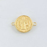 Herraje San Benito 1.1gr / 2cm / Oro Amarillo 18K *