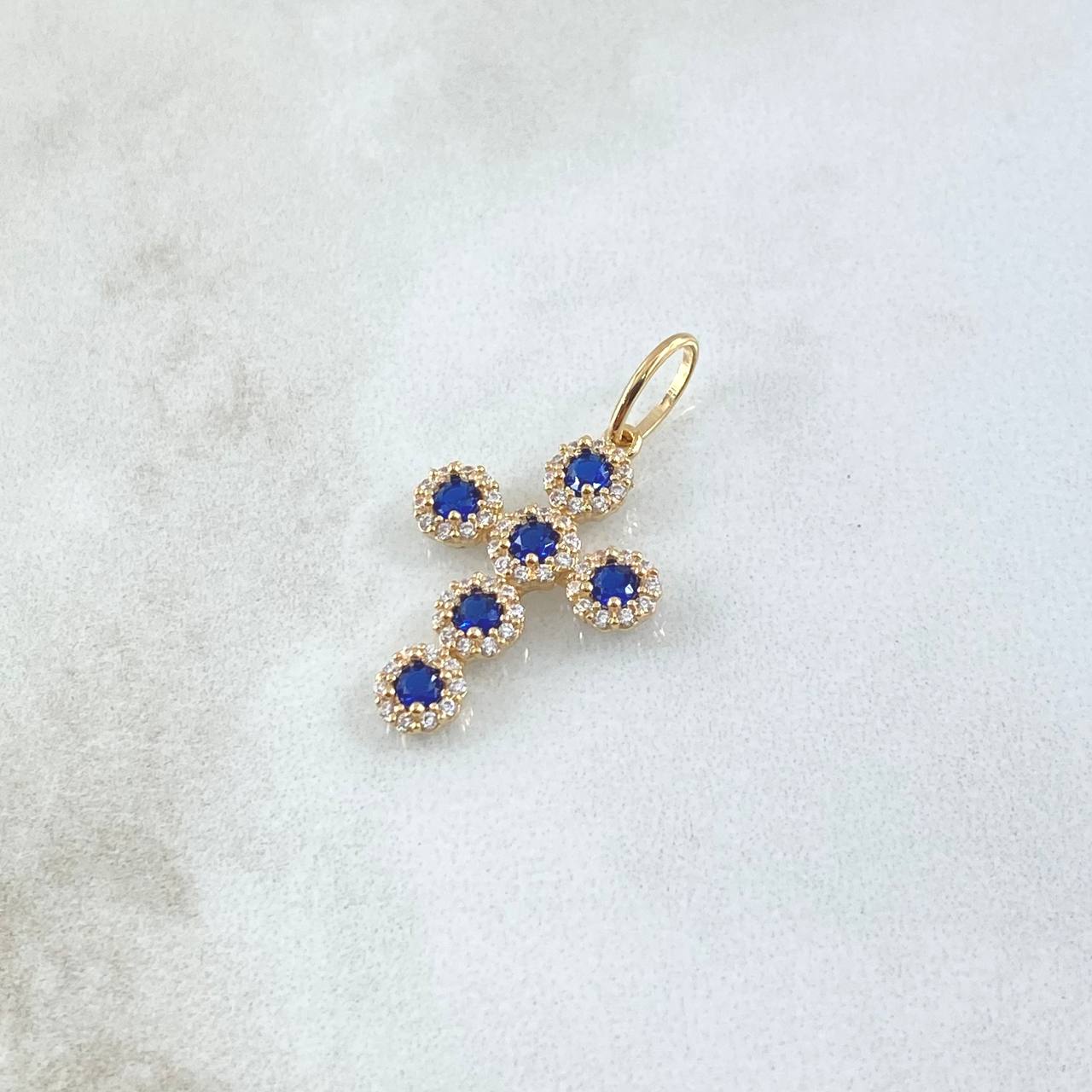 Dije Cruz Tupida 1.45gr / 2.3cm / Oro 18K *