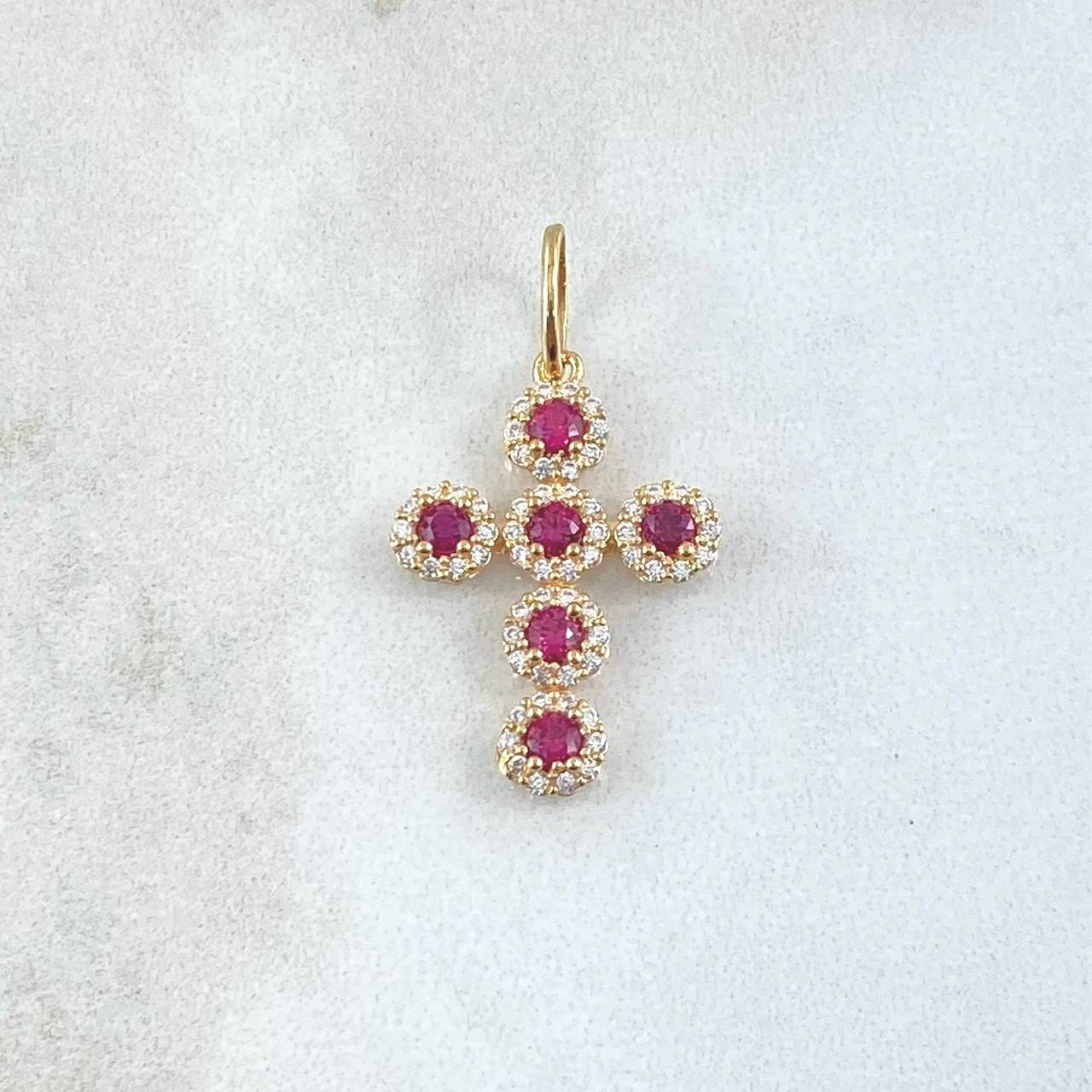 Dije Cruz Tupida 2.05gr / 2.8cm / Oro 18K ©