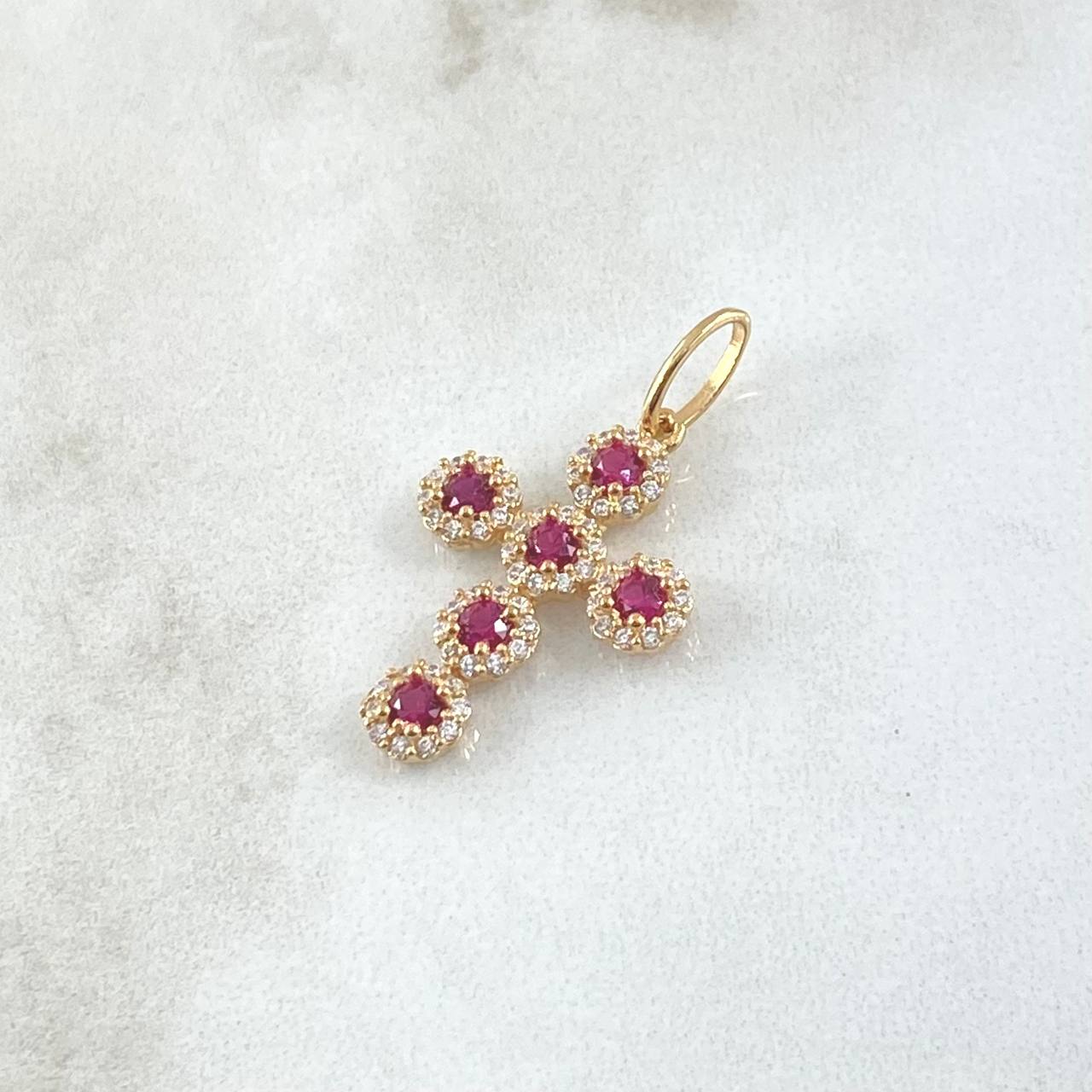 Dije Cruz Tupida 2.05gr / 2.8cm / Oro 18K ©