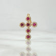 Dije Cruz Tupida 1.95gr / 2.8cm / Oro 18K