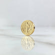 Herraje San Benito 0.8gr / 1.4cm-Tambor Oro Amarillo 18K *