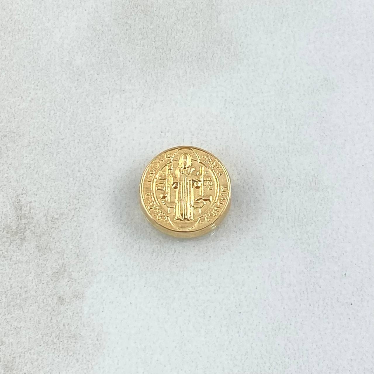 Herraje San Benito 0.4gr / 1cm-Tambor Oro Amarillo 18K *