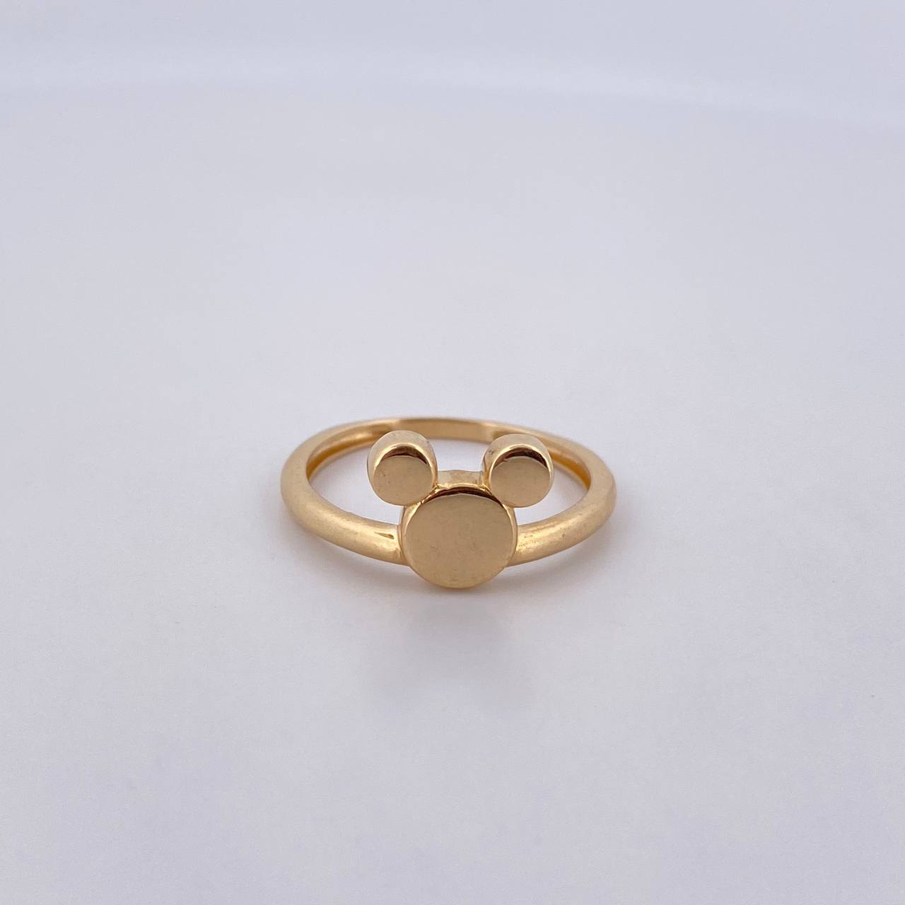 Anillo Raton 2.05gr / T6 1/2 / Liso Oro Amarillo 18K $