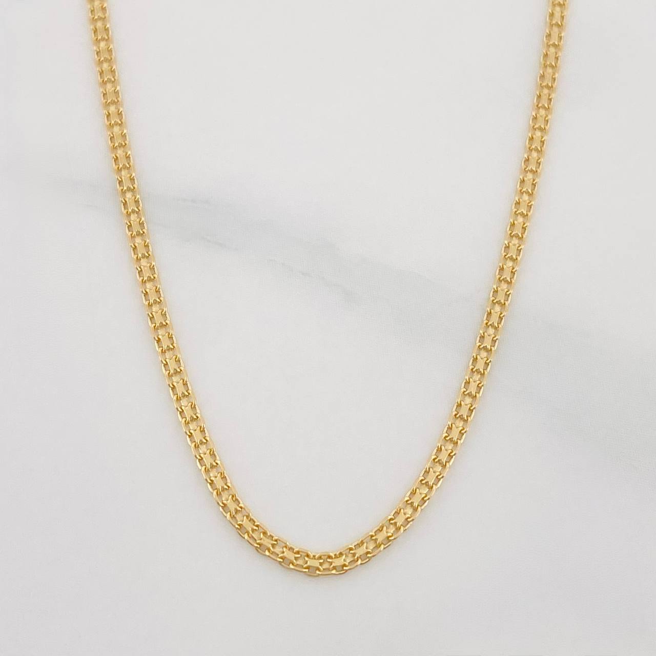 Cadena China 3.3g / 60cm / 1.6mm Oro Amarillo 18K