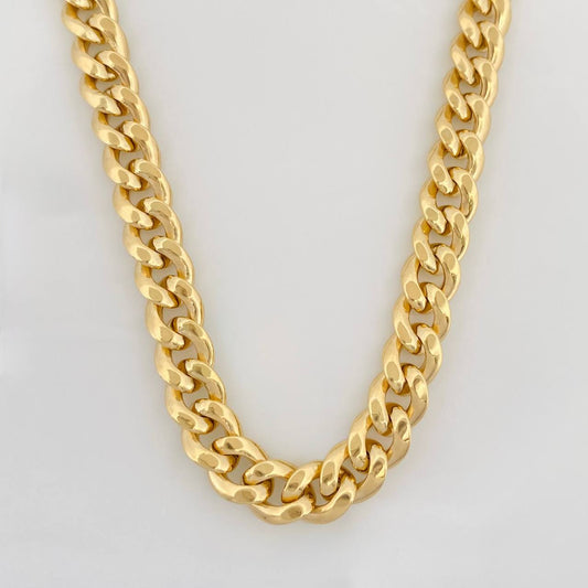 Cadena Cubana 14.05g / 60cm / 6.8mm Oro Amarillo 18K