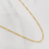 Cadena Fígaro 1.55g / 45cm / 1.9mm Oro Amarillo 18K