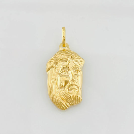 Dije Rostro Cristo 1.65g / 3.2cm Oro Amarillo 18K