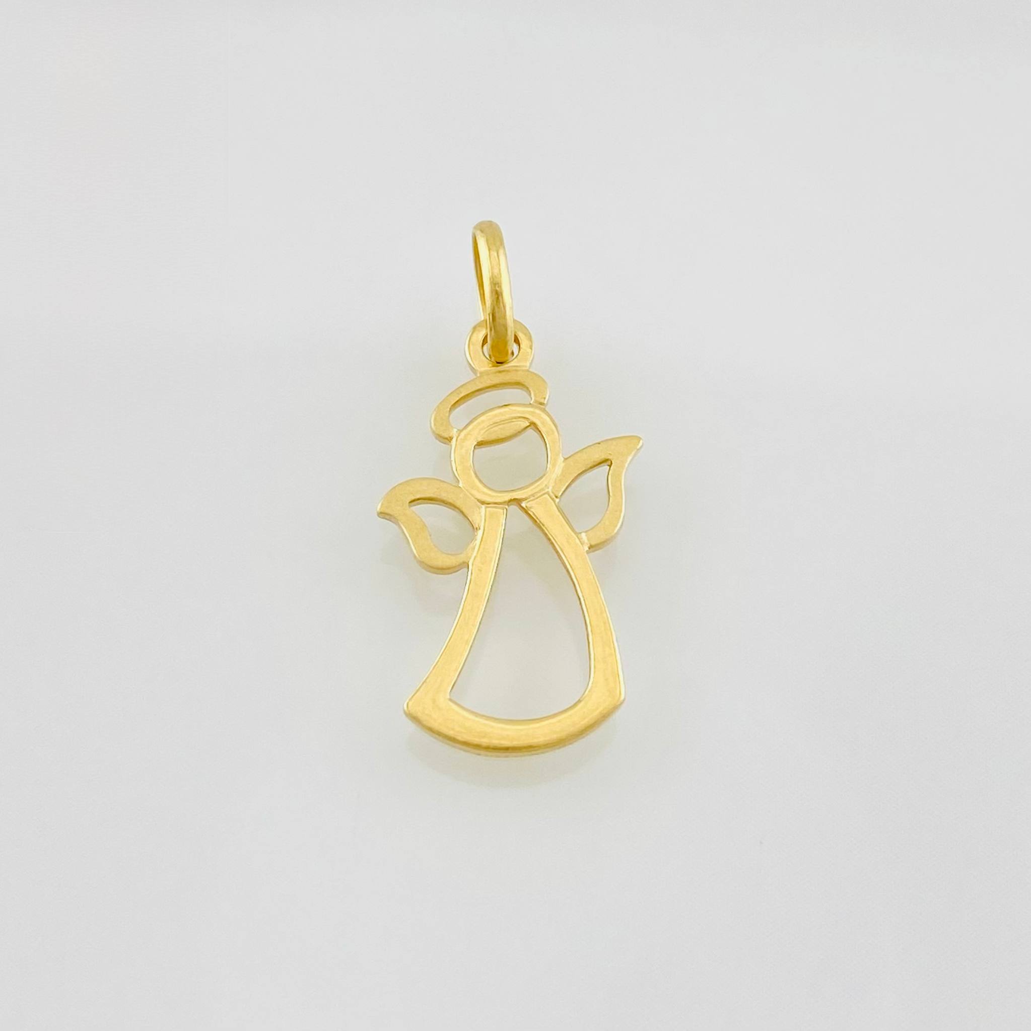Dije Silueta Ángel 0.75g / 2cm Oro Amarillo 18K