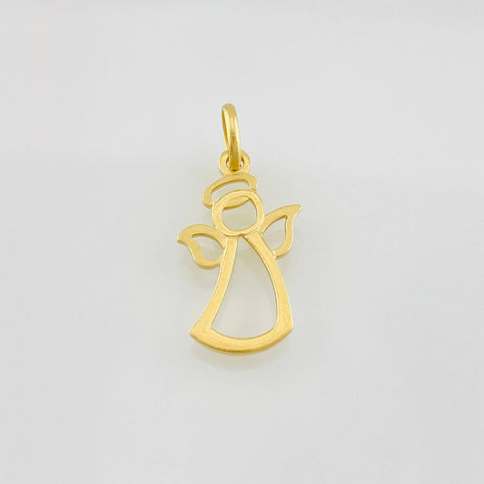 Dije Silueta Ángel 0.75g / 2.2cm Oro Amarillo 18K