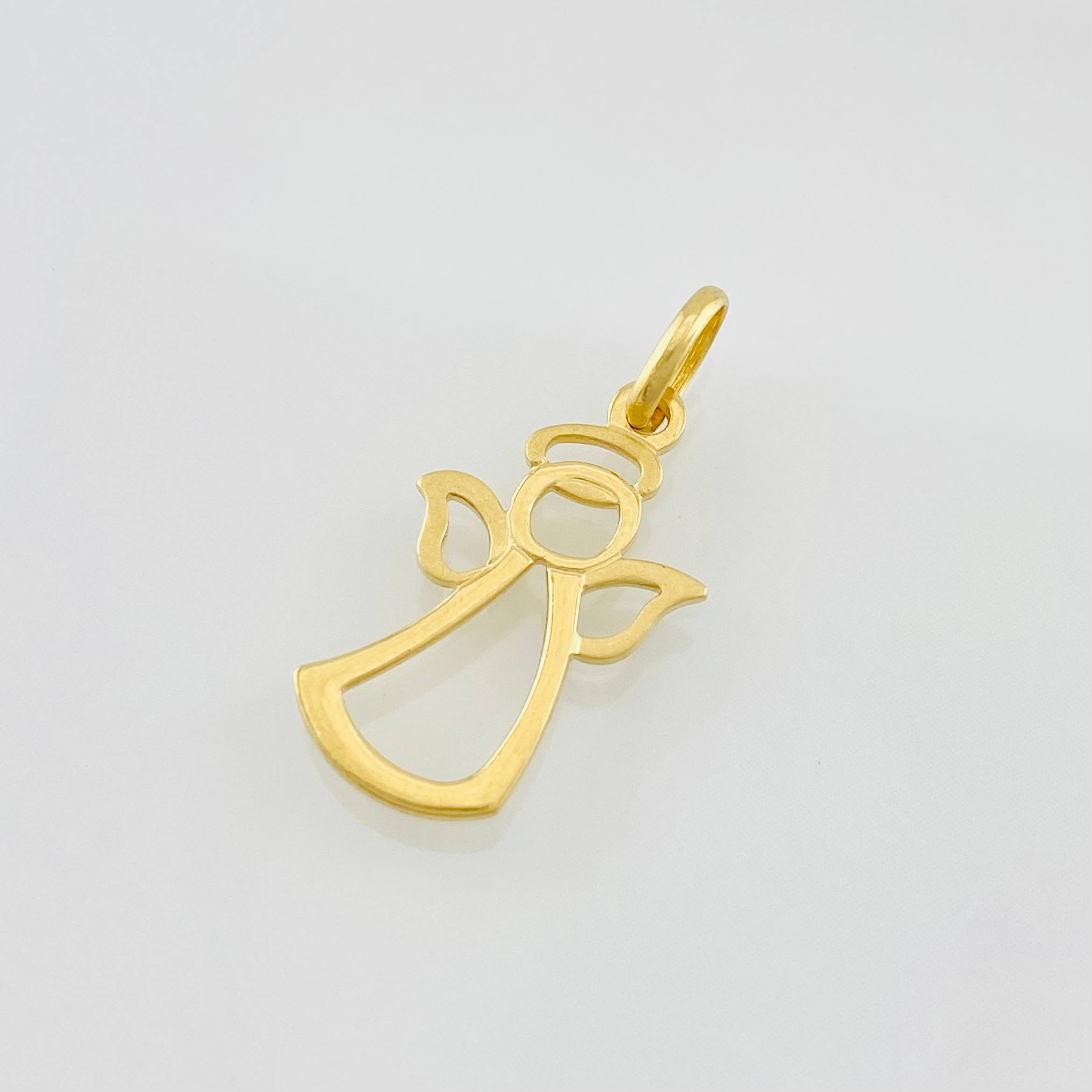 Dije Silueta Ángel 0.75g / 2.2cm Oro Amarillo 18K