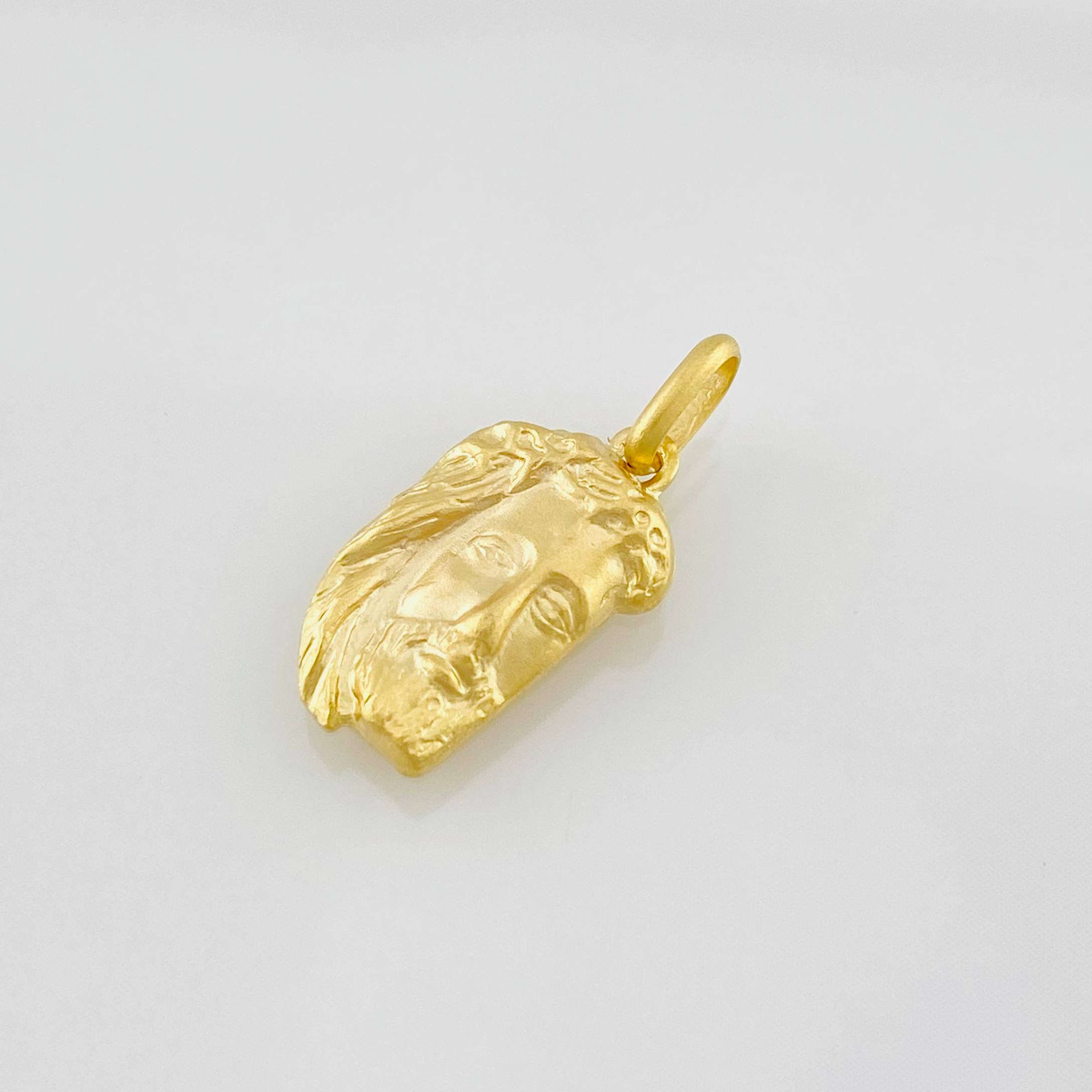 Dije Rostro Cristo 0.7g / 2cm Oro Amarillo 18K