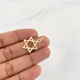 Dije Estrella de David 1.1g / 2.7cm Oro Amarillo 18K
