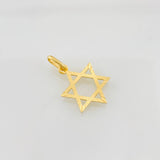 Dije Estrella de David 0.75g / 2.4cm Oro Amarillo 18K