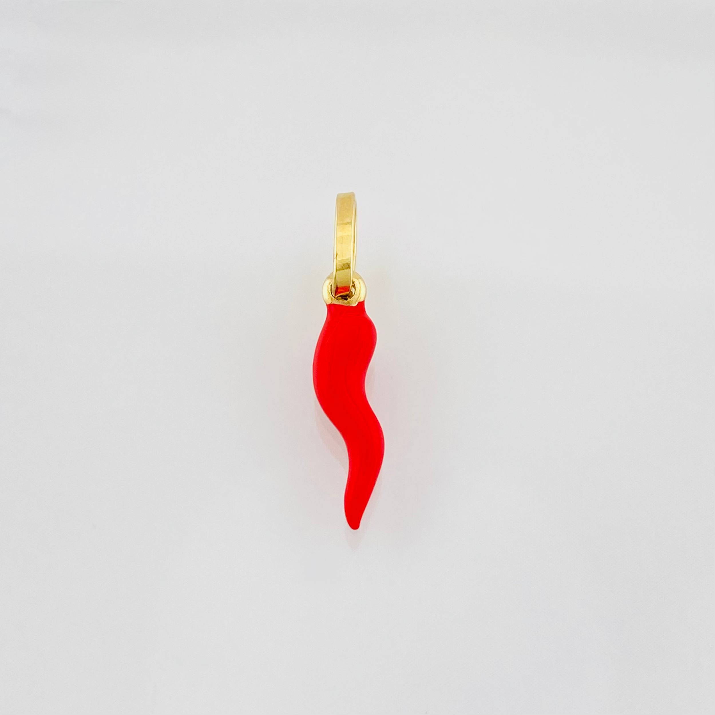 Dije Chile Jalapeño 0.5g / 2cm Oro Amarillo 18K