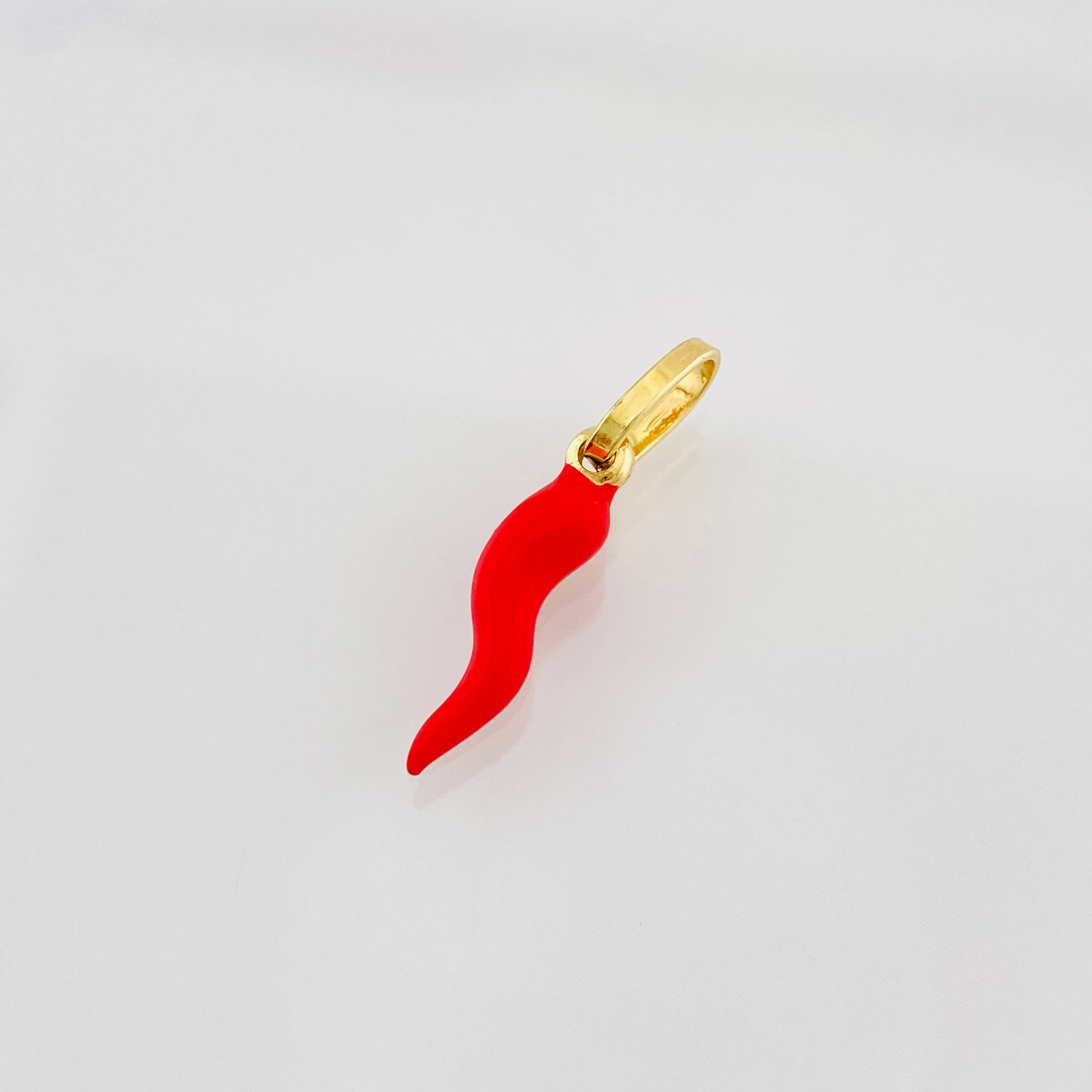 Dije Chile Jalapeño 0.45g / 2cm Oro Amarillo 18K