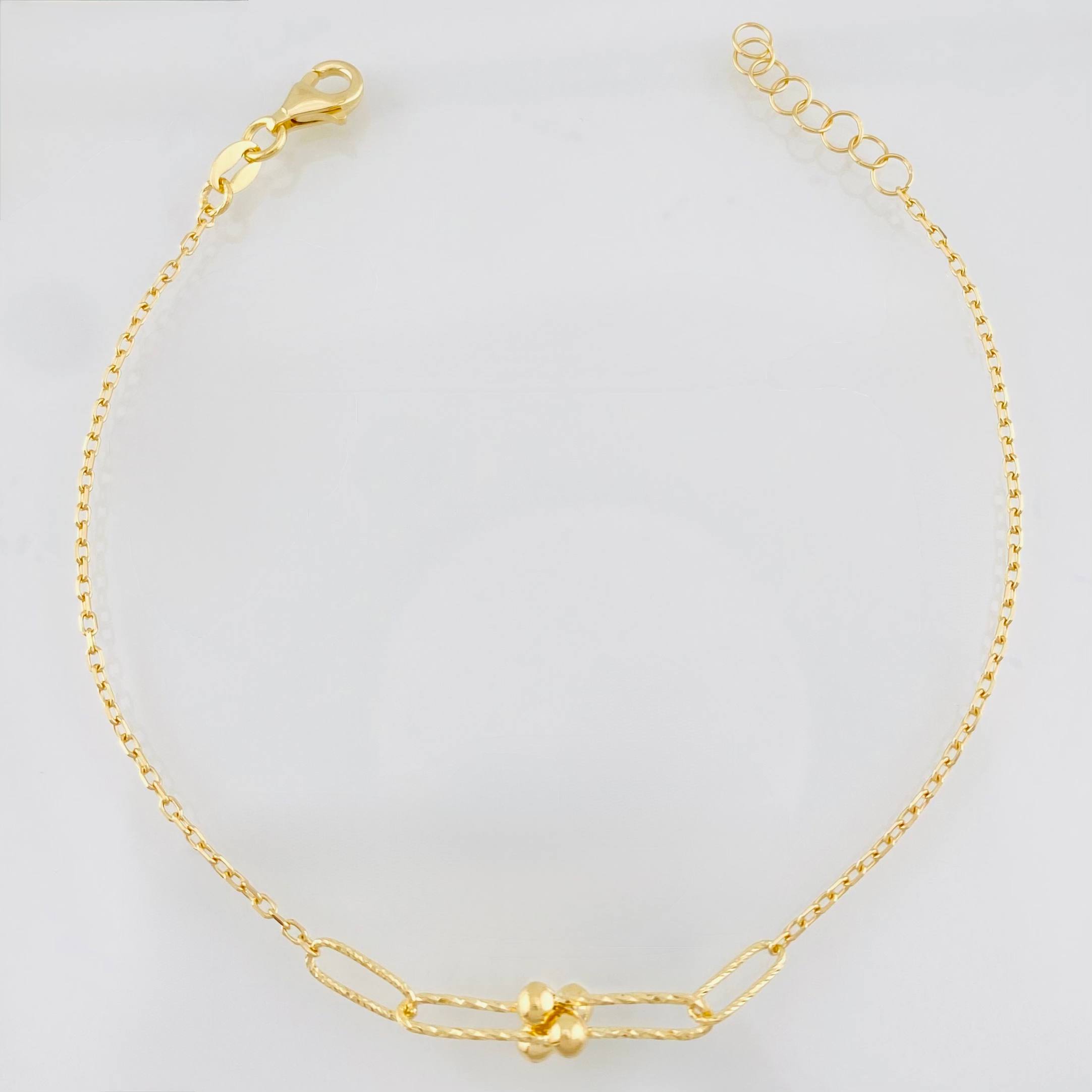Pulso Modulable Aro Seguido Átamo 2.3g / 19cm - 20.8cm / 1.2mm Oro Amarillo 18K
