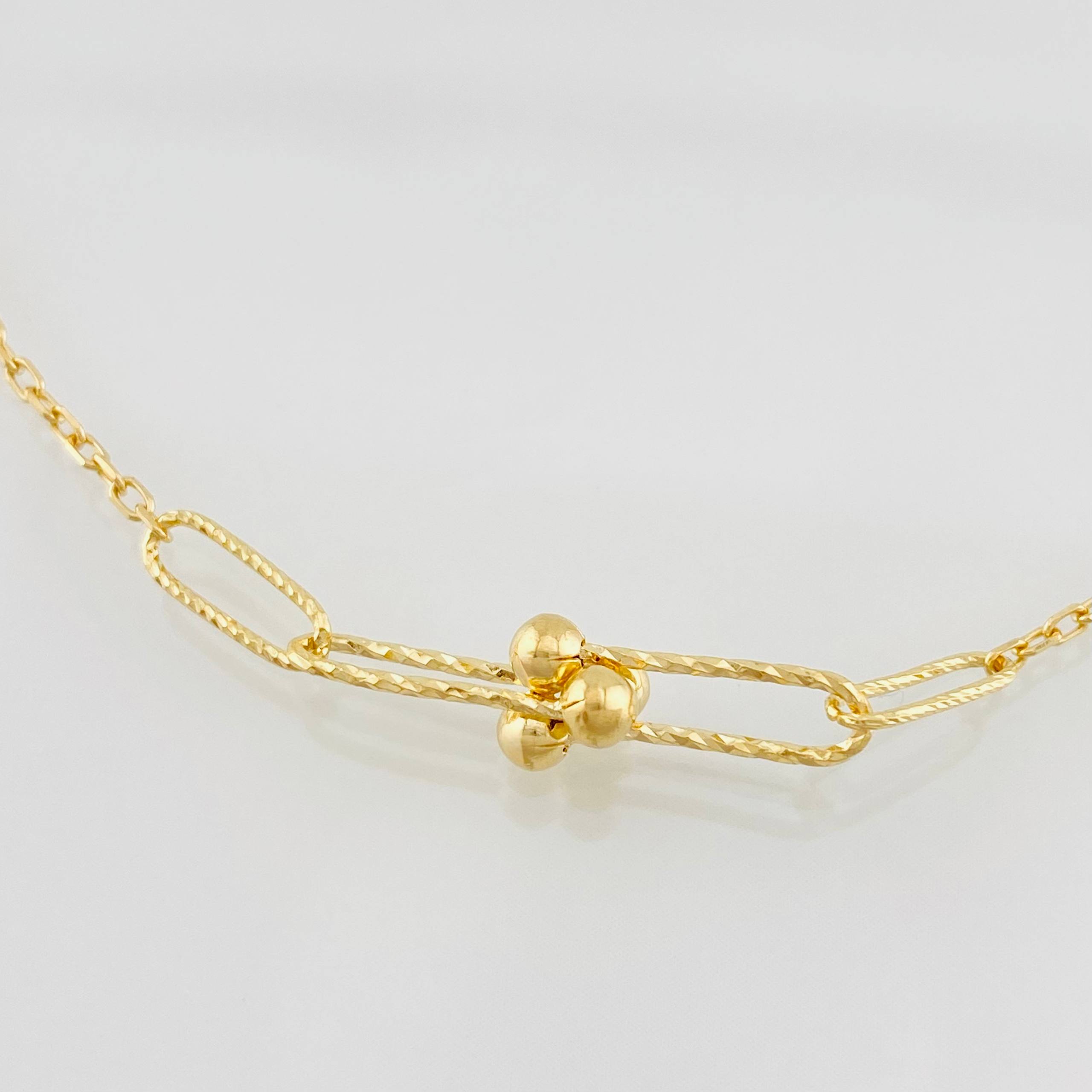 Pulso Modulable Aro Seguido Átamo 2.3g / 19cm - 20.8cm / 1.2mm Oro Amarillo 18K