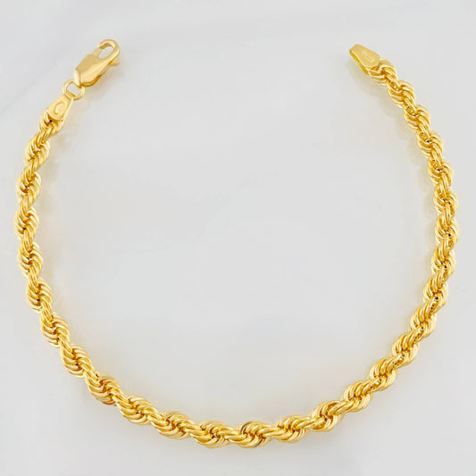 Pulso Lazo 5.1g / 19.5cm / 4.2mm Oro Amarillo 18K