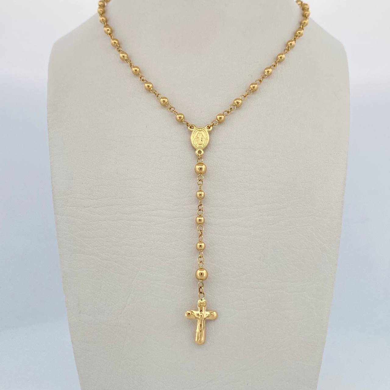 Rosario Virgen Milagrosa 6.1gr / 49cm / Oro 18K $