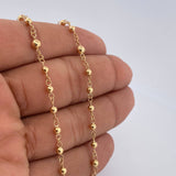 Rosario Virgen Milagrosa 6.1gr / 49cm / Oro 18K $