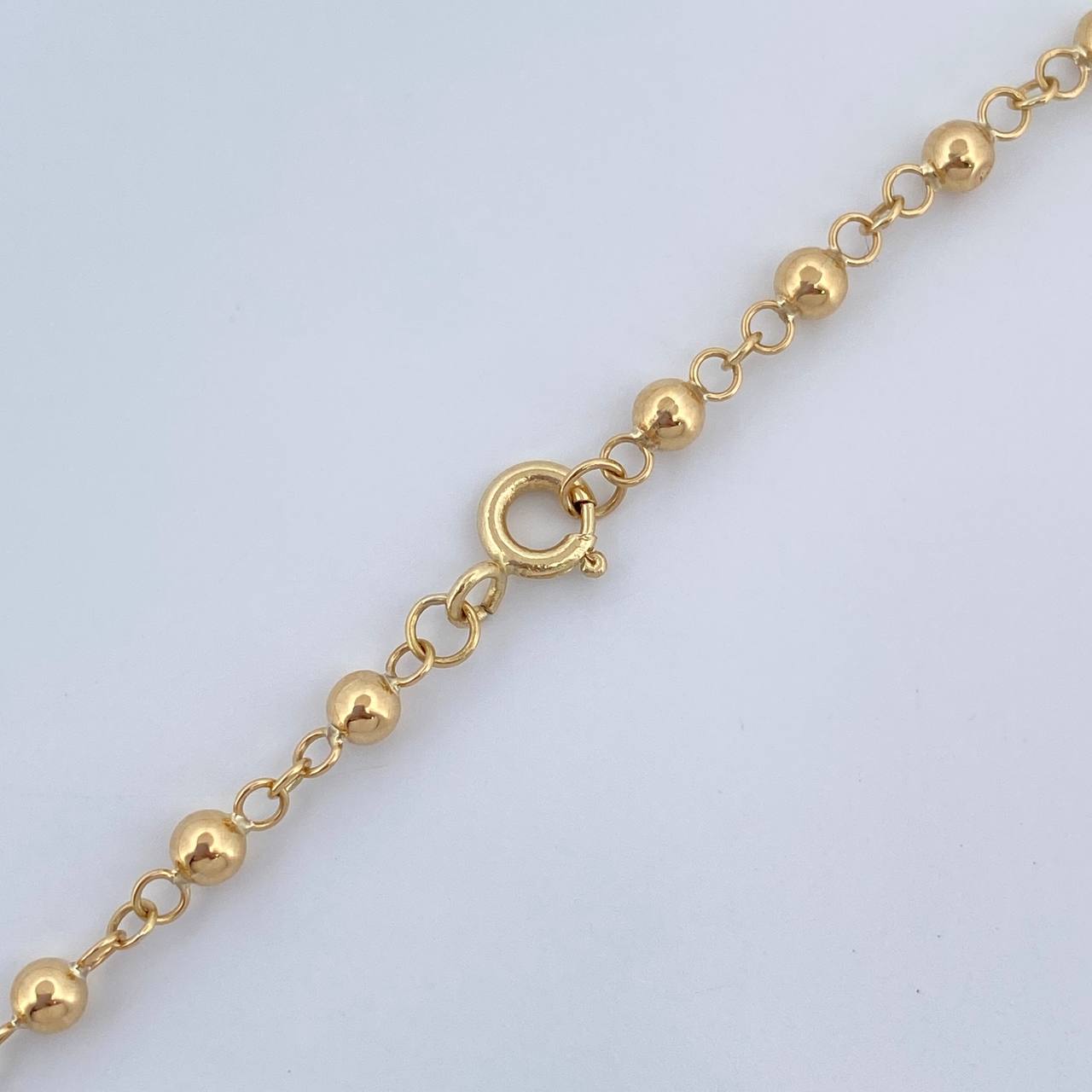 Rosario Virgen Milagrosa 6.1gr / 49cm / Oro 18K $