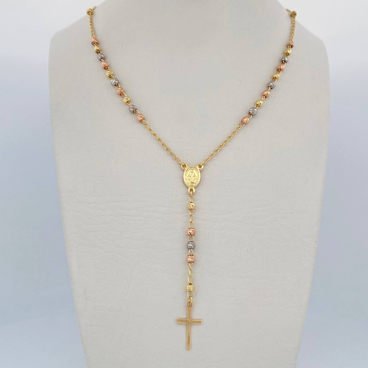 Rosario Virgen Milagrosa 6.05gr / 50.5cm / Oro 18K $