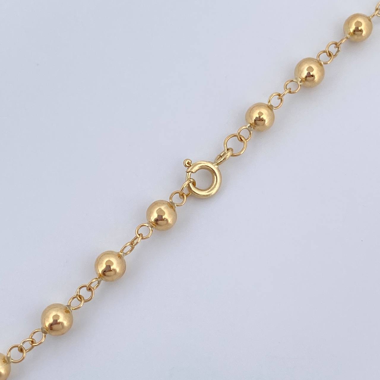 Rosario Virgen Milagrosa 8.9gr / 55cm / Oro 18K $