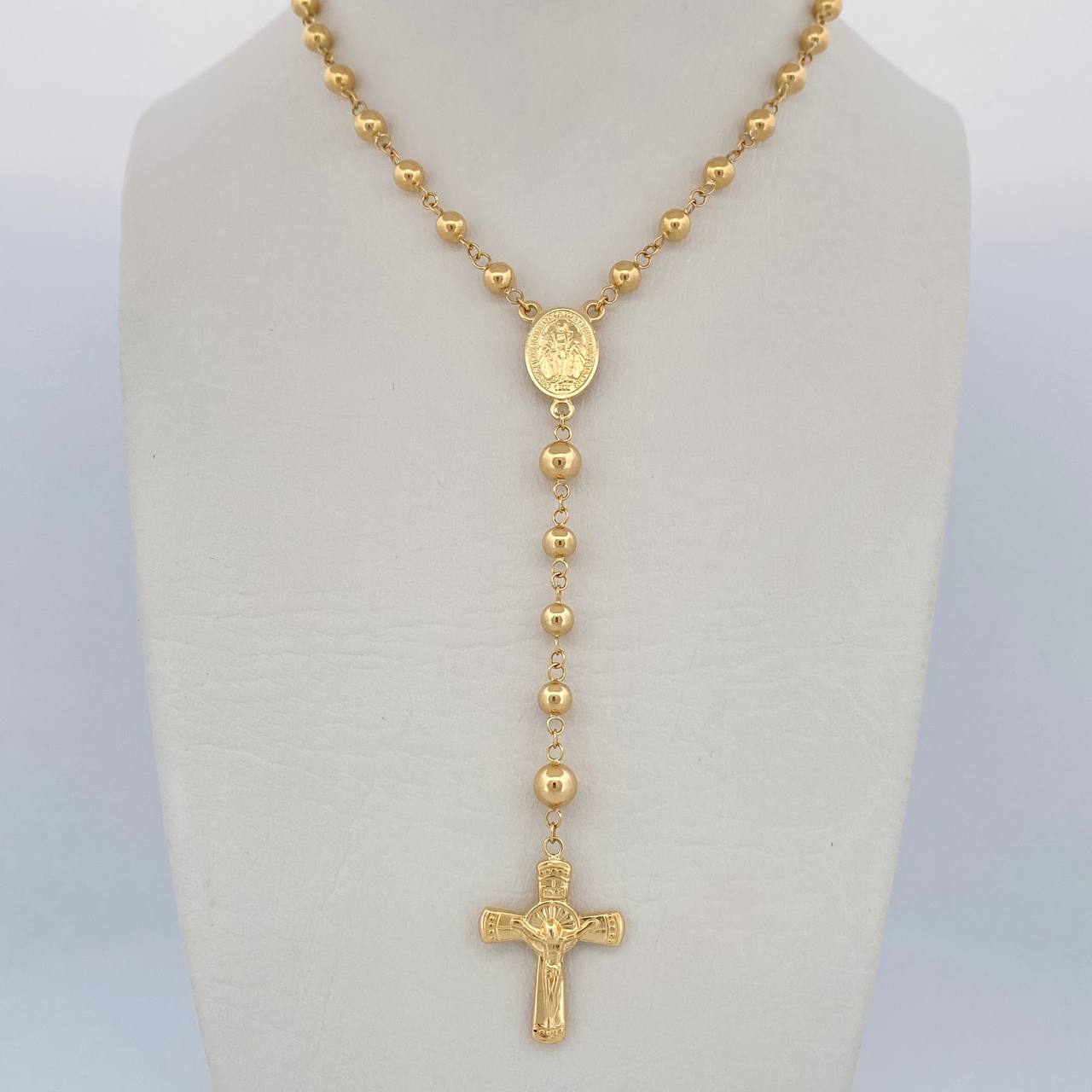 Rosario Virgen Milagrosa 8.9gr / 55cm / Oro 18K $