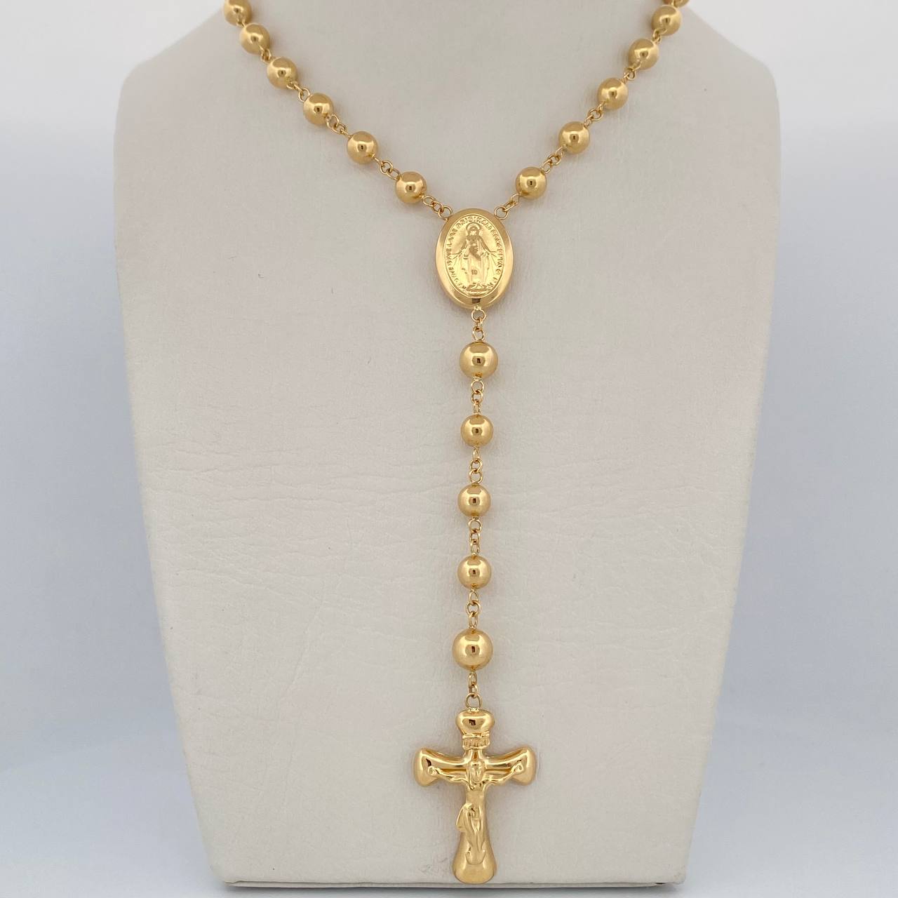 Rosario Virgen Milagrosa 12.65gr / 31cm / Oro 18K $