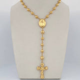Rosario Virgen Milagrosa 12.65gr / 31cm / Oro 18K $