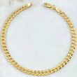 Pulso Cubano 4.2gr / 21cm / +3 Oro 18K