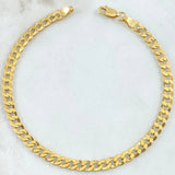 Pulso Cubano 4.2gr / 21cm / +3 Oro 18K
