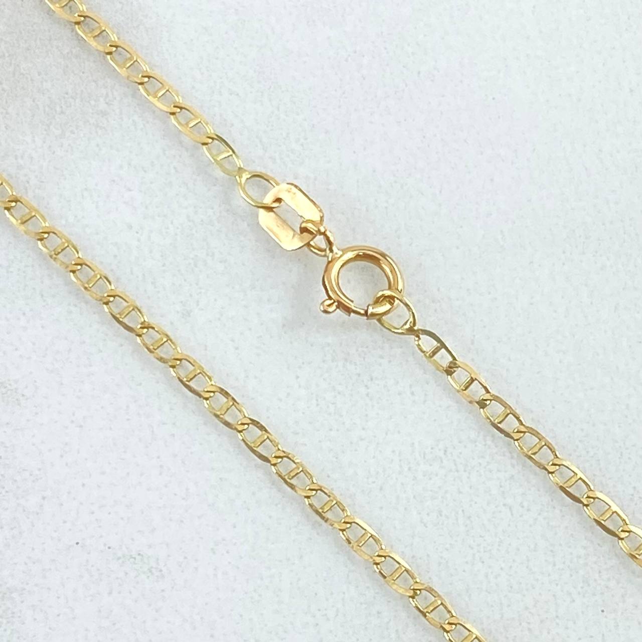 Cadena Escalera 1.55gr / 40cm / +3 Oro 18K