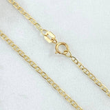 Cadena Escalera 1.55gr / 40cm / +3 Oro 18K