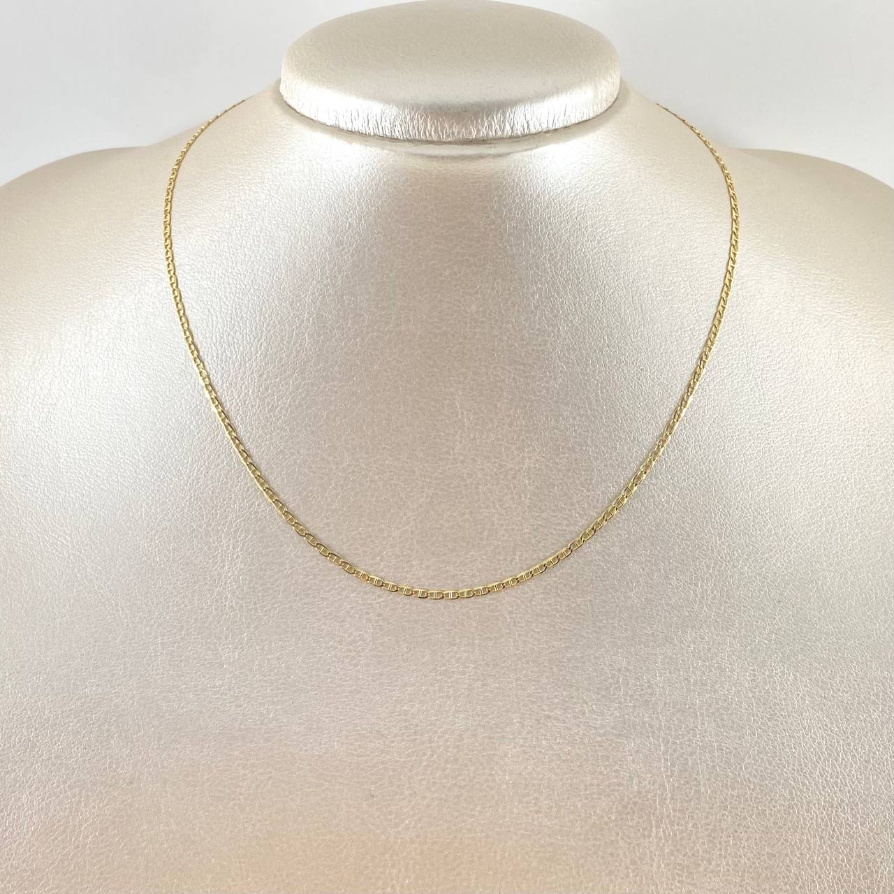 Cadena Escalera 1.55gr / 40cm / +3 Oro 18K