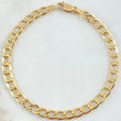 Pulso Cubano 4.65gr / 21cm / +3 Oro 18K