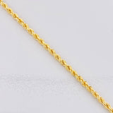 Pulso Lazo 2.4g / 19.5cm / 2.8mm Oro Amarillo 18K