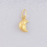 Dije Media Luna 0.3g / 1.5cm Oro Amarillo 18K