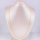 Cadena China 5.5g / 60cm / 2.1mm Oro Amarillo 18K