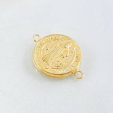 Herraje San Benito 1.35gr / 2.2cm / Oro Amarillo 18K