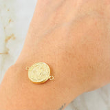 Herraje San Benito 1.1gr / 2.2cm / Oro Amarillo 18K