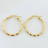 Candongas Yudi 1.7gr / 2.4cm-Oro Amarillo 18K