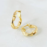Candongas Kary 1.1gr / 1.3cm-Oro Amarillo 18K